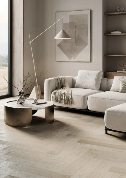 Паркетная доска Quartz Parquet Английская Ёлка Дуб Песочный 33-408 в Казани