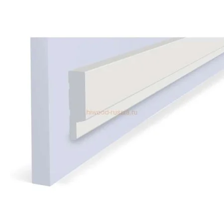 Финишный молдинг LF124A NP правый белый (42х12х2700мм) в Казани