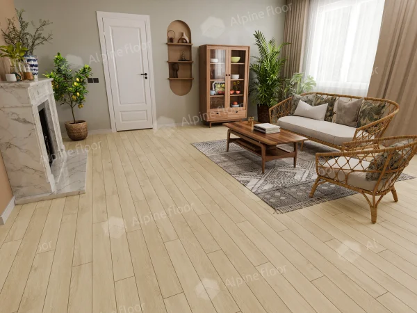 Каменно-полимерная плитка Alpine Floor Grand Sequoia Village Камфора ECO 11-507 4мм, 43 класс в Казани