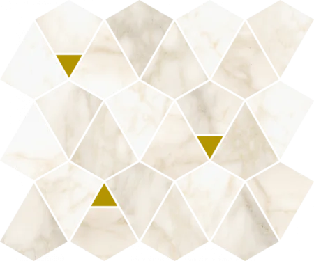 Керамогранит Italon Этернум Каррара Мозаика Вертекс 25.8х30 (Натуральная) в Казани