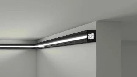 Профиль NMC Wallstyl IL12 Black (25х20х2000мм) в Казани