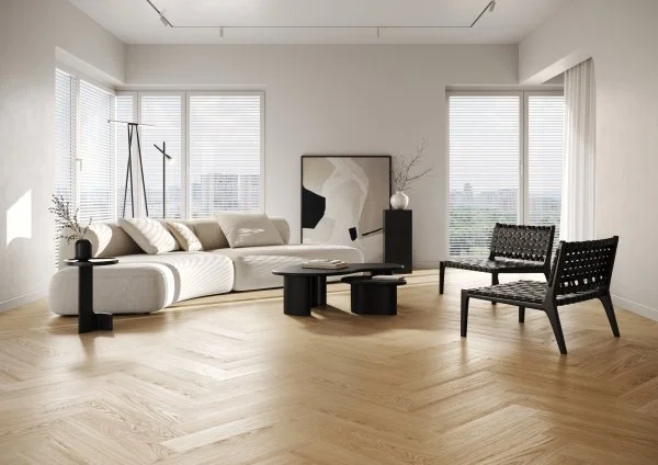 Паркетная доска Quartz Parquet Английская Ёлка Дуб Тоскана 33-407 в Казани