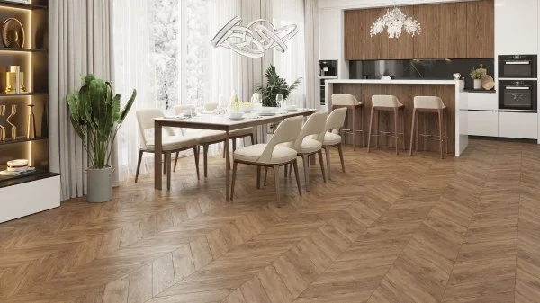 Кварц-виниловая плитка Alpine Floor Chevron Гевуина ECO 20-10 (2,5 мм. 43 класс) в Казани