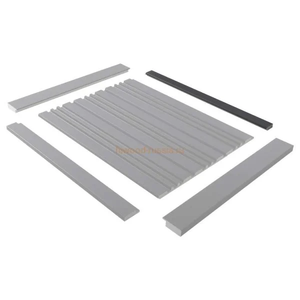 Финишный молдинг LF124B GR3 левый декорированный (31х12х2700мм) в Казани