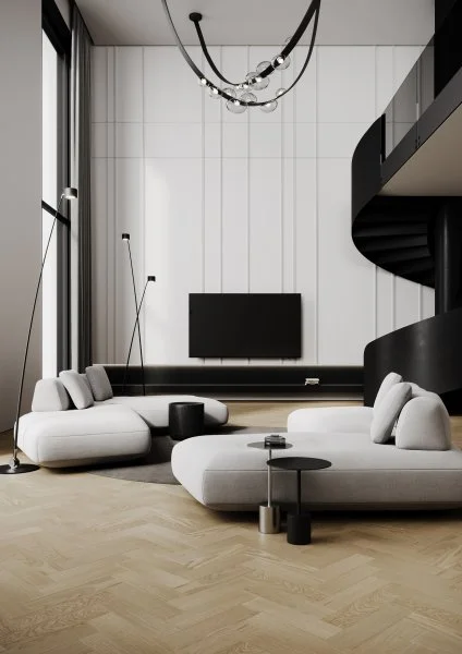 Паркетная доска Quartz Parquet Штучный паркет Дуб Бисквитный 44-1258-07 в Казани