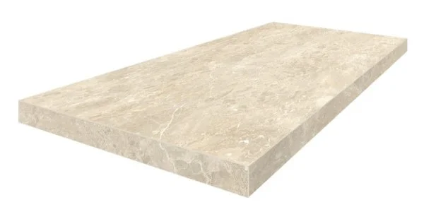 Керамогранит Coliseum Да Винчи Беж Ступень угловая левая (Натуральный, 33х60) в Казани