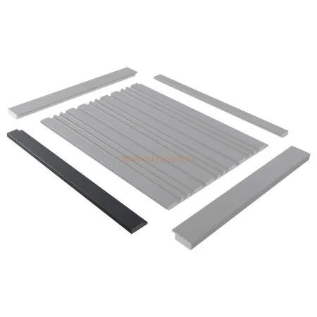 Финишный молдинг LF124A GR3 правый декорированный (42х12х2700мм) в Казани