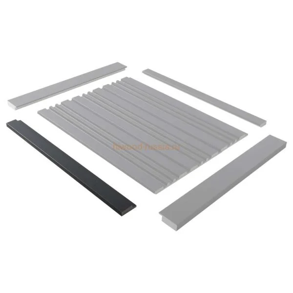 Финишный молдинг LF124A GR3 правый декорированный (42х12х2700мм) в Казани