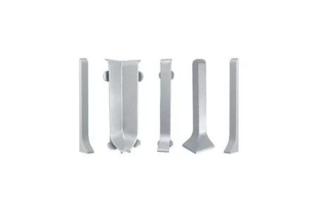 Наружный угол для плинтуса ЭлитПроф Плоский 100 (ПВХ) в Казани