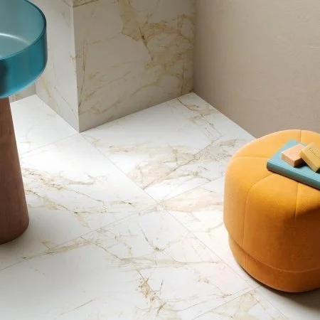 Керамогранит Coliseum Канова Уайт 60х120 (Натуральный и Реттифицированный) в Казани