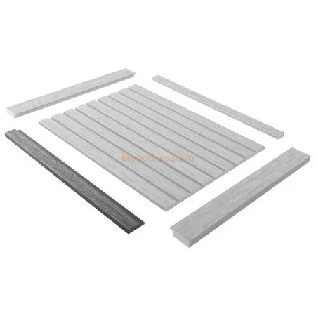 Финишный молдинг LF124A GN68 правый декорированный (42х12х2700мм) в Казани