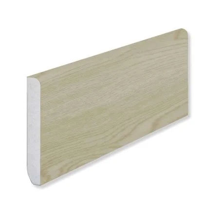 Кварцевый плинтус Fargo 18001-35 Ясень Белый 80х11х2200 мм в Казани