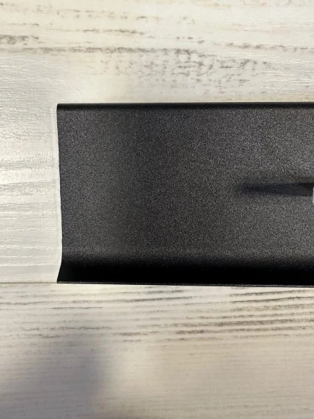 Алюминиевый плинтус Bonkeel ПЛ80 515л Черный (78,5х11,2х2500мм) в Казани