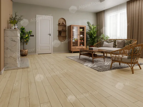Каменно-полимерная плитка Alpine Floor Grand Sequoia Village Камфора ECO 11-507 4мм, 43 класс в Казани