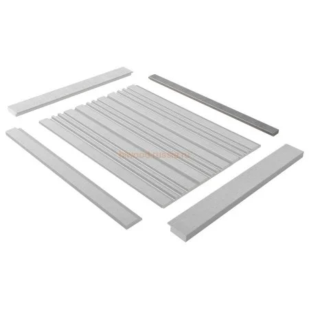 Финишный молдинг LF124B S339S левый декорированный (31х12х2700мм) в Казани