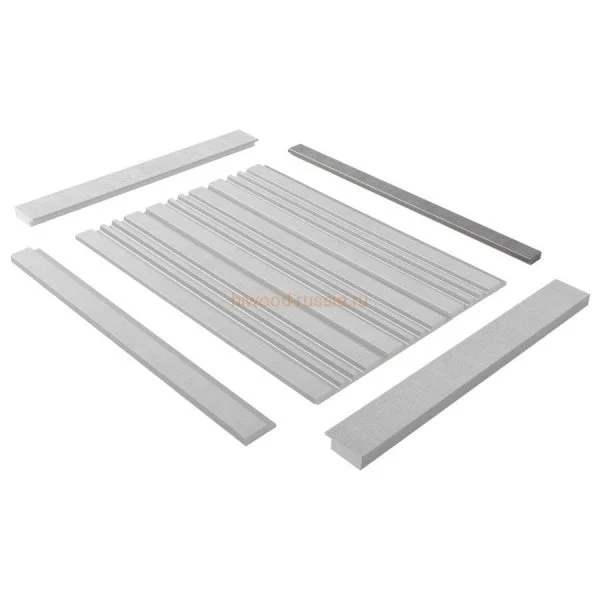 Финишный молдинг LF124B S339S левый декорированный (31х12х2700мм) в Казани