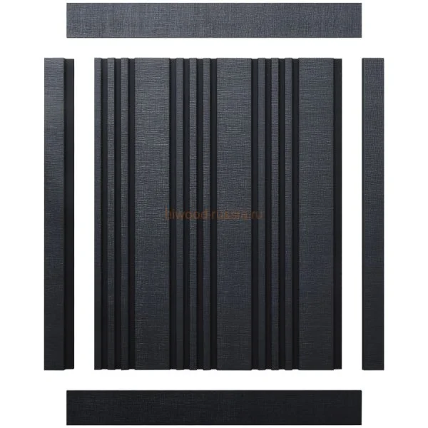 Финишный молдинг LF124B BK114K левый декорированный (31х12х2700мм) в Казани