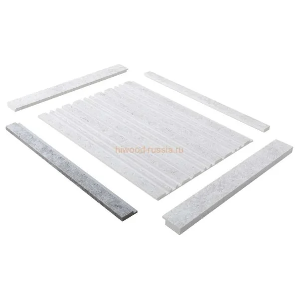 Финишный молдинг LF124A W50 правый декорированный (42х12х2700мм) в Казани