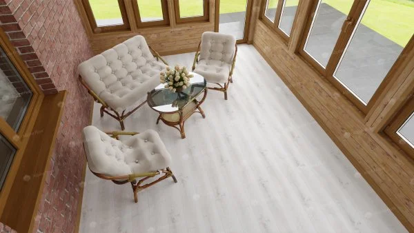 Каменно-полимерная плитка Alpine Floor Classic Дуб Выбеленный ECO 182-8, 4мм 43 класс в Казани