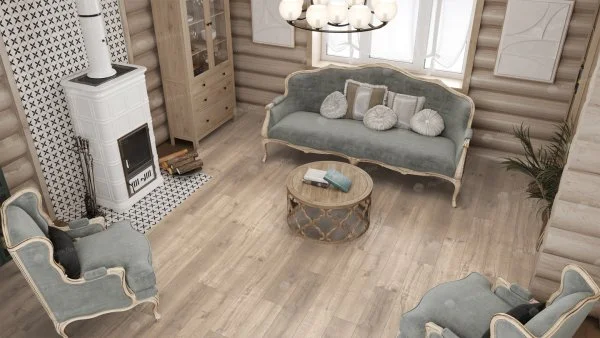 Каменно-полимерная плитка Alpine Floor Real Wood Дуб Натуральный ECO 2-5, 6 мм 43 класс в Казани