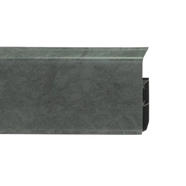 Пластиковый плинтус Royce №340 Мрамор Тёмный (80х24х2200мм) в Казани