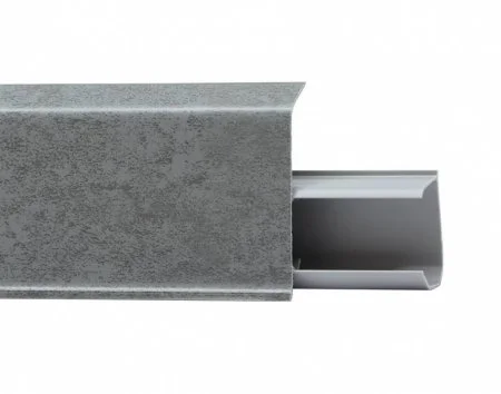 Пластиковый плинтус Royce №551 Грей (55х23х2200мм) в Казани