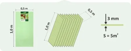 Подложка Солид 3мм листовая (5м2) в Казани