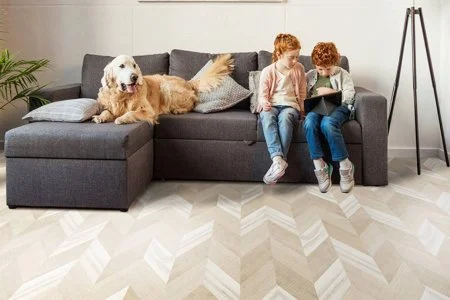 Пробковое покрытие CorkStyle Chevron Creme в Казани