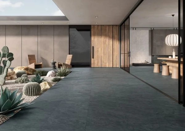 Керамогранит Vitra QuarStone Антрацит 60х60 (Натуральная и Реттифицированная) в Казани