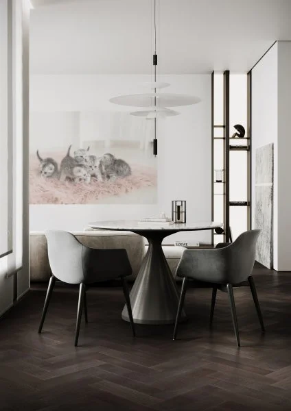 Паркетная доска Quartz Parquet Штучный паркет Дуб Смоляной 44-1258-01 в Казани