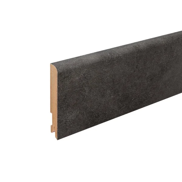 Плинтус MDF Bonkeel 24064 Бетон Лофт Графит (100х16х2400 мм) в Казани