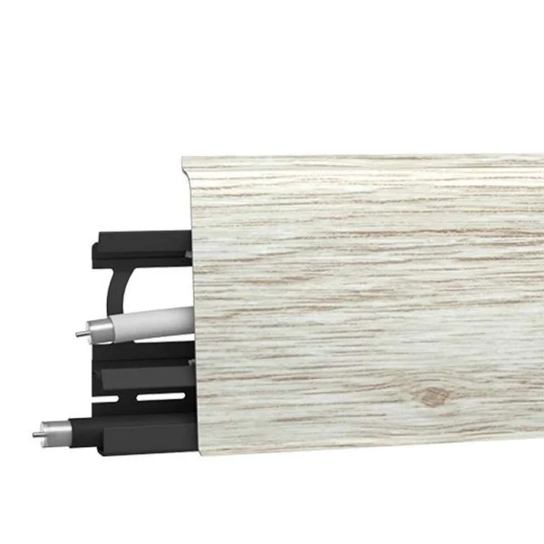 Плинтус пластиковый Arbiton INDO70 135 Дуб Платиновый 2,5 м в Казани