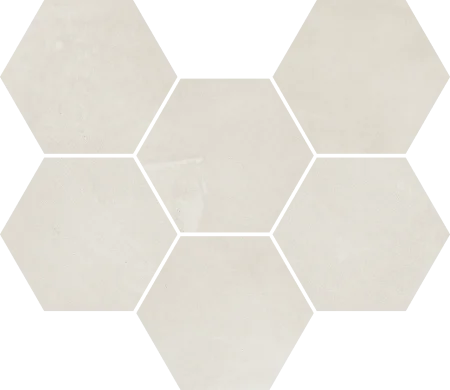 Керамогранит Italon Континуум Полар Мозаика Гексагон (Натуральная 25х29) в Казани