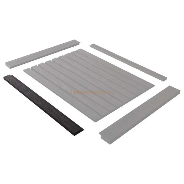 Финишный молдинг LF124A BR395 правый декорированный (42х12х2700мм) в Казани