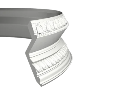 Карниз Европласт 1.50.137 гибкий 2,0 м в Казани