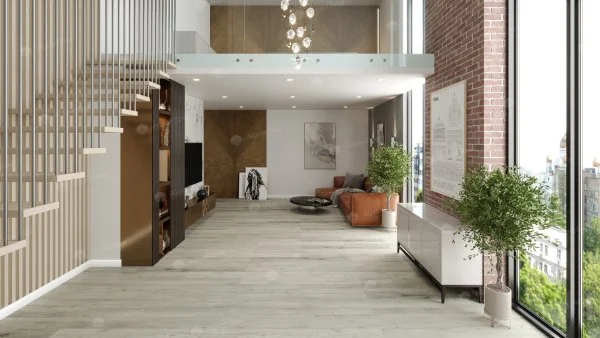 Кварц-виниловая плитка Alpine Floor Premium XL Дуб Серебряный ЕСО 7-22, 8 мм. 43 класс в Казани