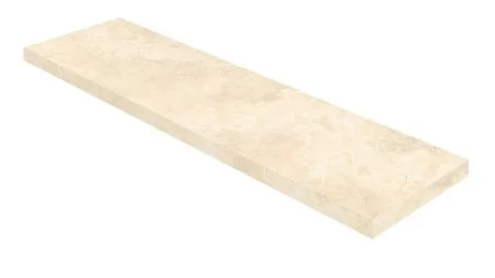 Керамогранит Coliseum Аурелия Уайт Ступень угловая правая (Натуральный, 33х120) в Казани