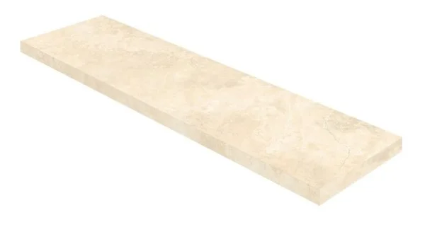 Керамогранит Coliseum Аурелия Уайт Ступень угловая правая (Натуральный, 33х120) в Казани