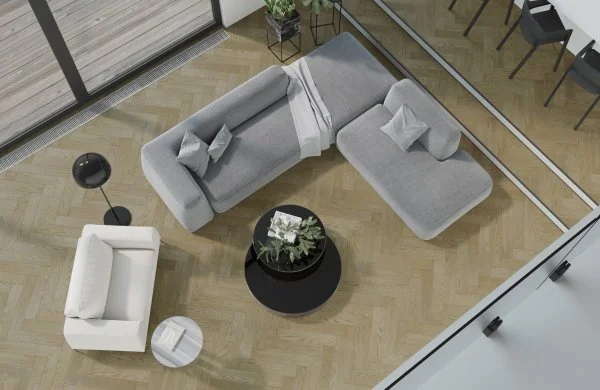 Паркетная доска Quartz Parquet Английская Ёлка Дуб Карельский 33-419 в Казани