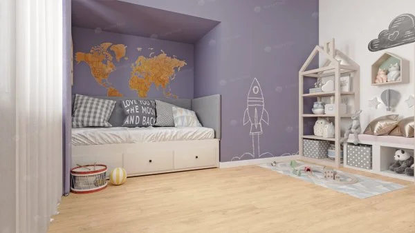 Каменно-полимерная плитка Alpine Floor Classic Дуб Ваниль Селект ECO 106-3, 4мм 43 класс в Казани