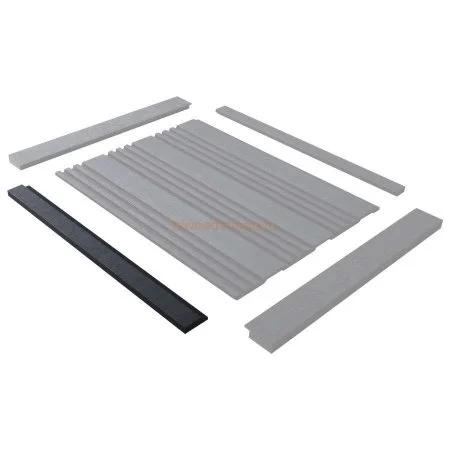 Финишный молдинг LF124A BK114K правый декорированный (42х12х2700мм) в Казани