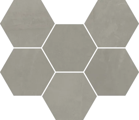 Керамогранит Italon Континуум Айрон Мозаика Гексагон (Натуральная 25х29) в Казани