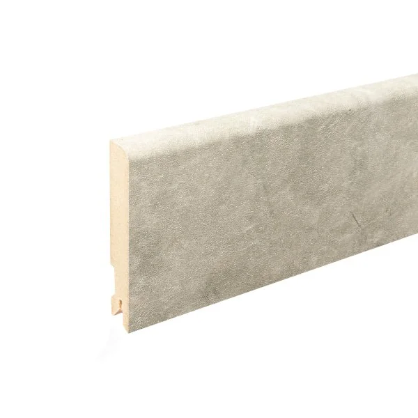 Плинтус MDF Bonkeel 24066 Бетон Лофт Светлый (80х16х2400 мм) в Казани