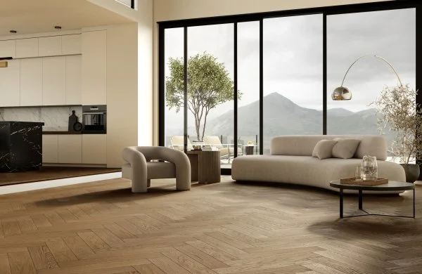 Паркетная доска Quartz Parquet Английская Ёлка Дуб Рустикальный 33-410 в Казани