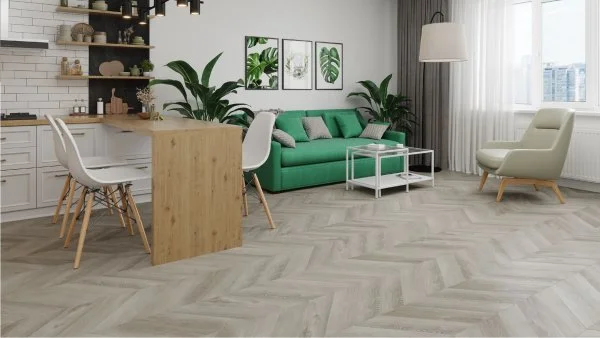 Кварц-виниловая плитка Alpine Floor Chevron Дуб Фантазия ECO 20-1 (2,5 мм. 43 класс) в Казани