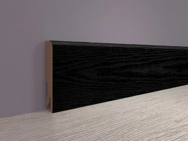 Плинтус MDF Bonkeel 24033 Чёрное Дерево (80х16х2400 мм) в Казани