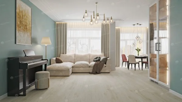 Каменно-полимерная плитка Alpine Floor Solo Модерато ECO 14-11, 3,5 мм 34 класс в Казани