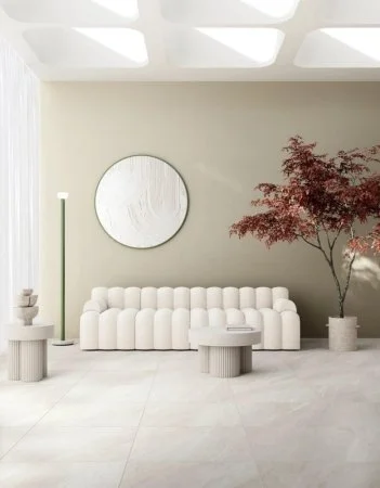 Керамогранит Coliseum Контеа Уайт 60х60 (Натуральный и Реттифицированный) в Казани