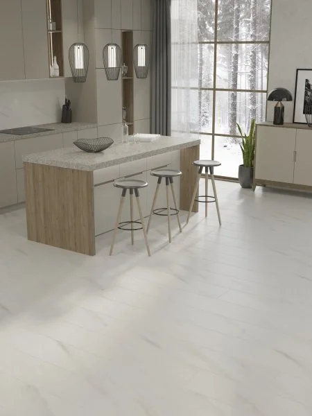 Ламинат Egger PRO 8/33 4V Large Aqua+ Мрамор Леванто белый EPL245 в Казани