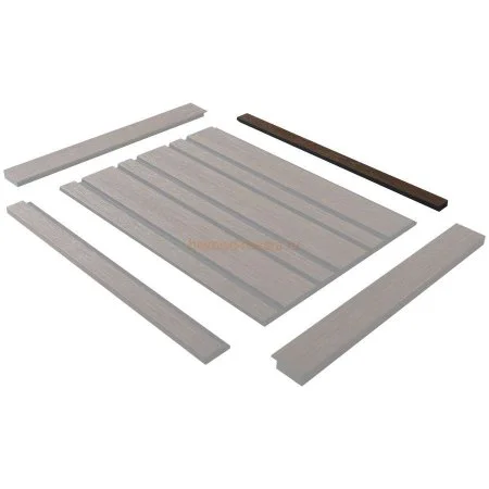 Финишный молдинг LF124B BR396K левый декорированный (31х12х2700мм) в Казани